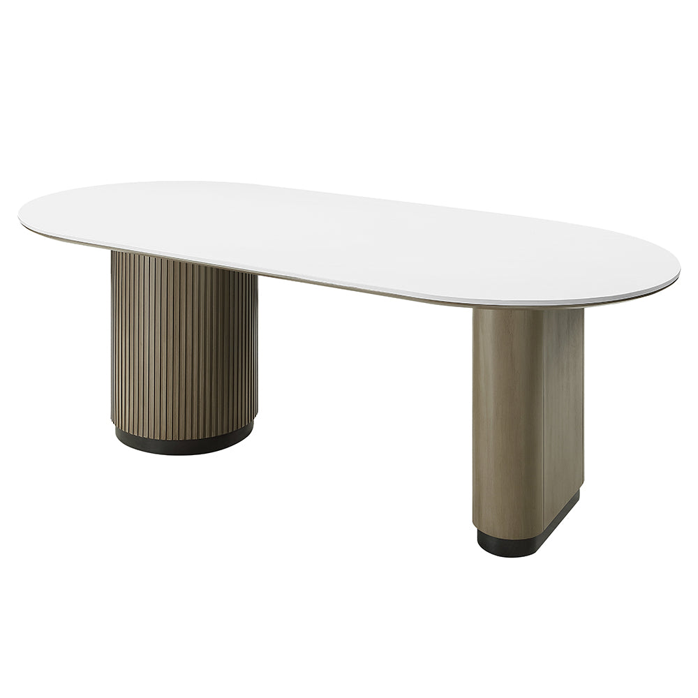 Clayten Dining Table w/Engineering Top