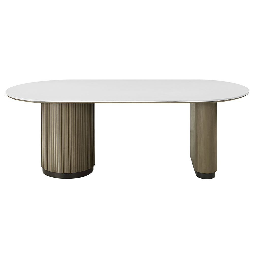 Clayten Dining Table w/Engineering Top