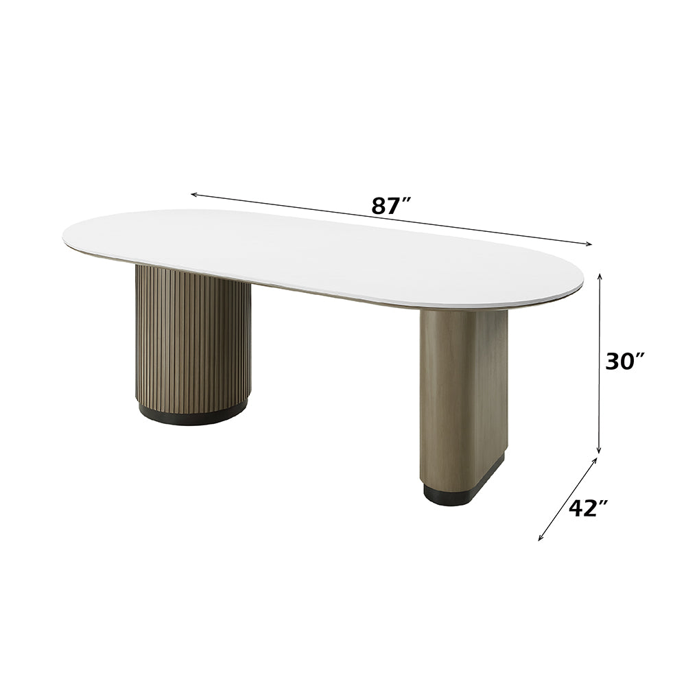 Clayten Dining Table w/Engineering Top