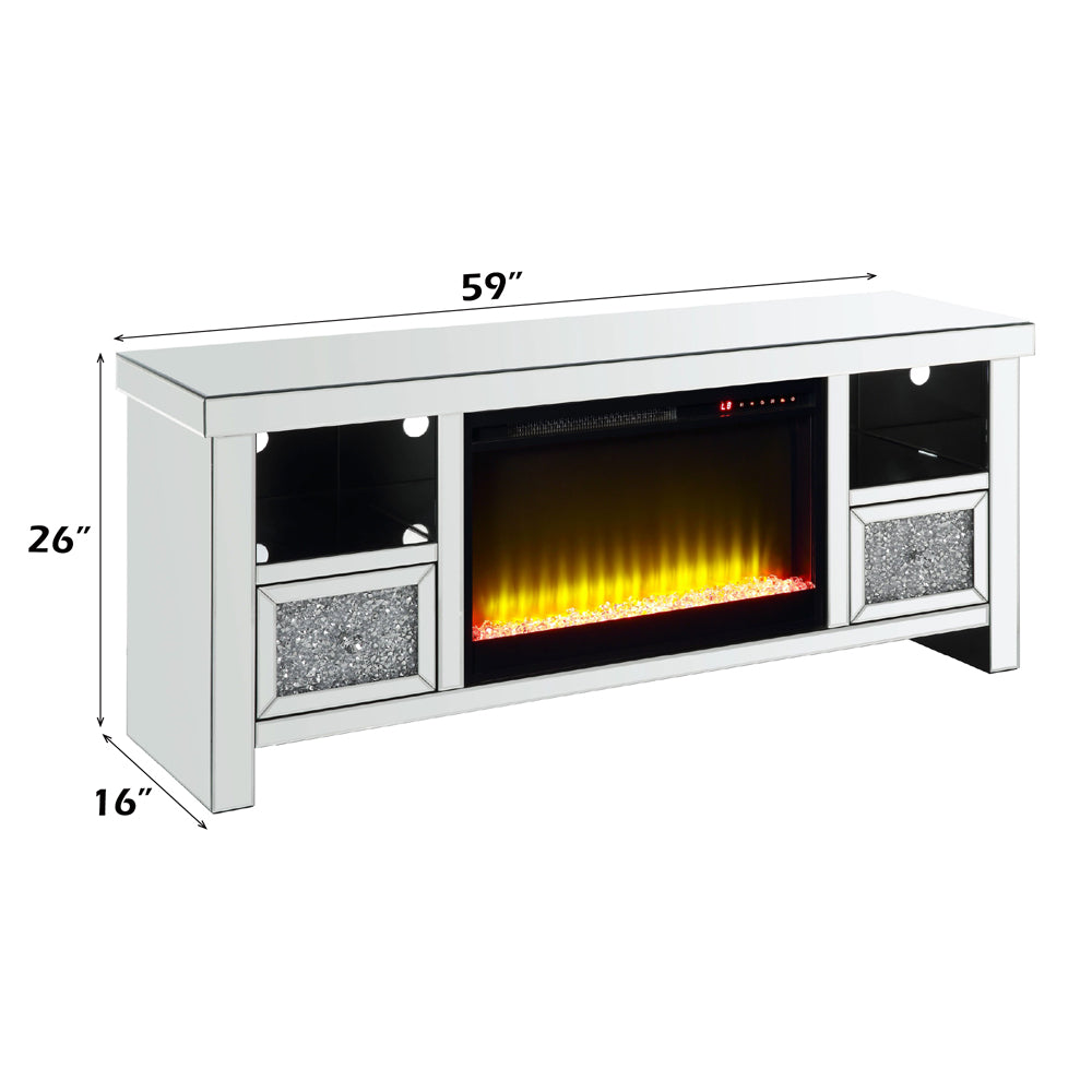 Noralie TV Stand w/Fireplace