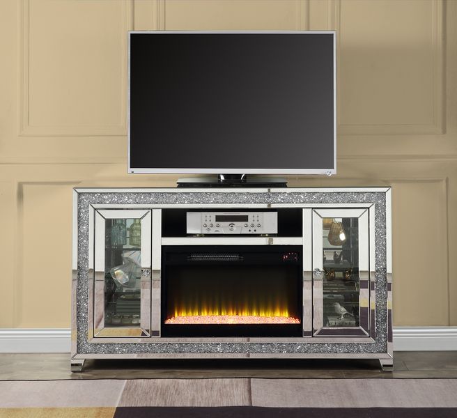 Noralie TV Stand w/Fireplace & LED