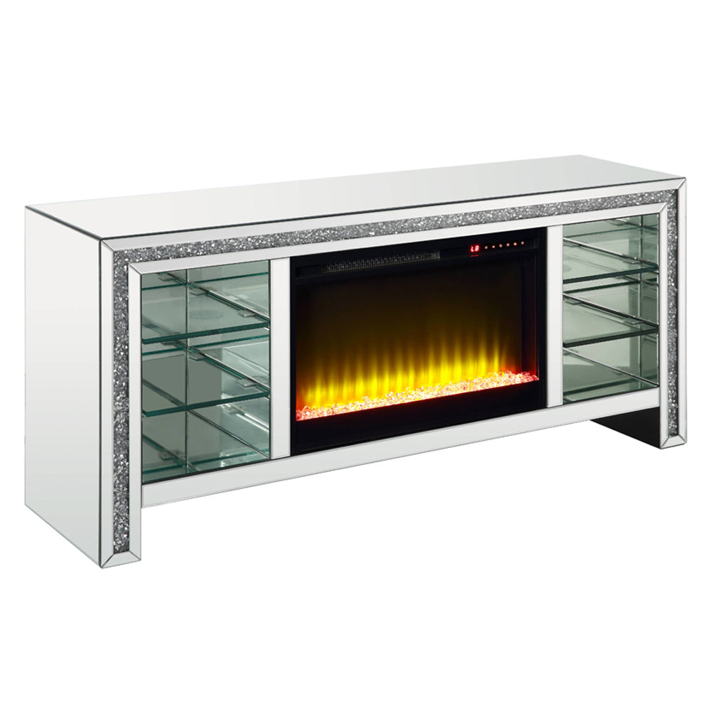 Noralie TV Stand w/Fireplace & LED