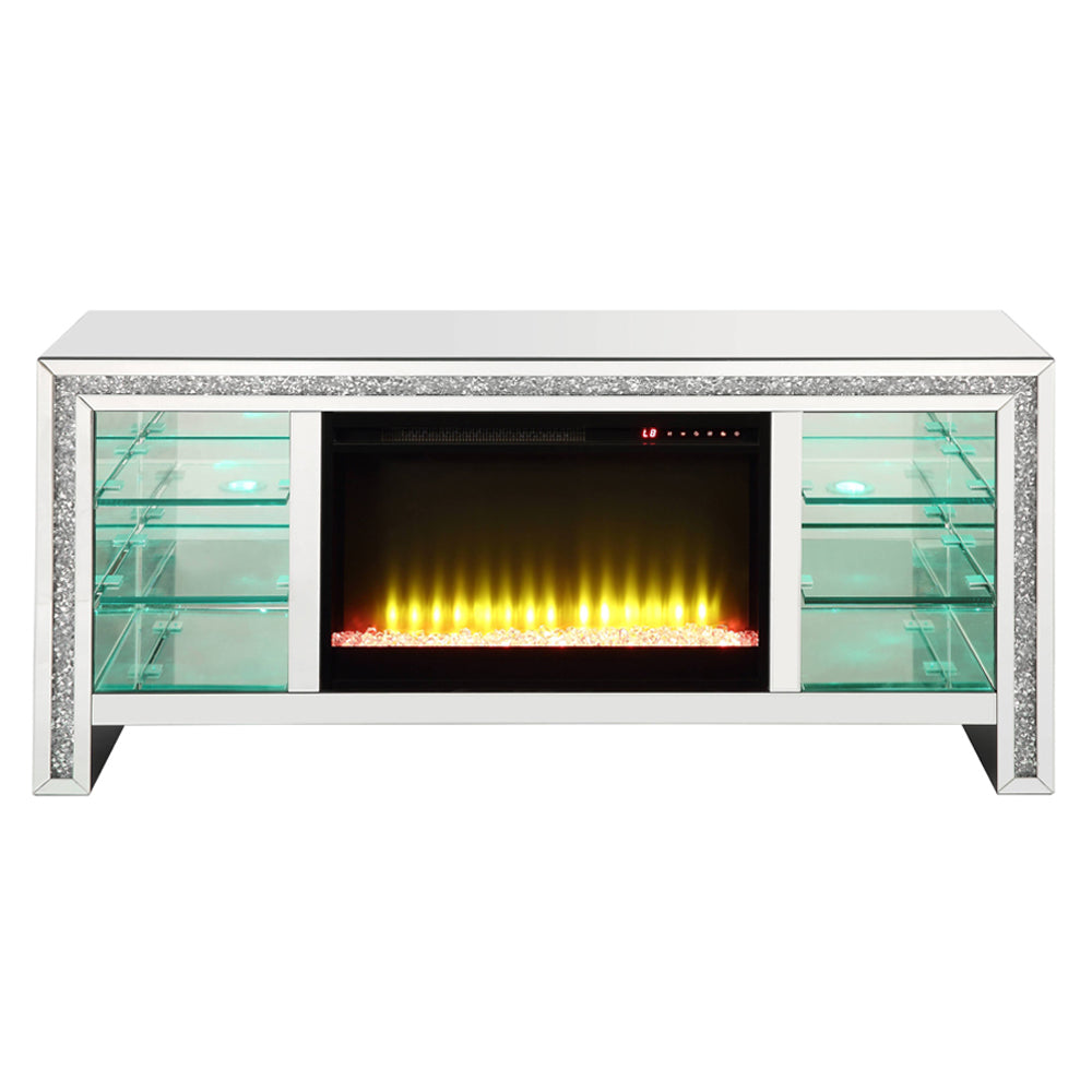 Noralie TV Stand w/Fireplace & LED