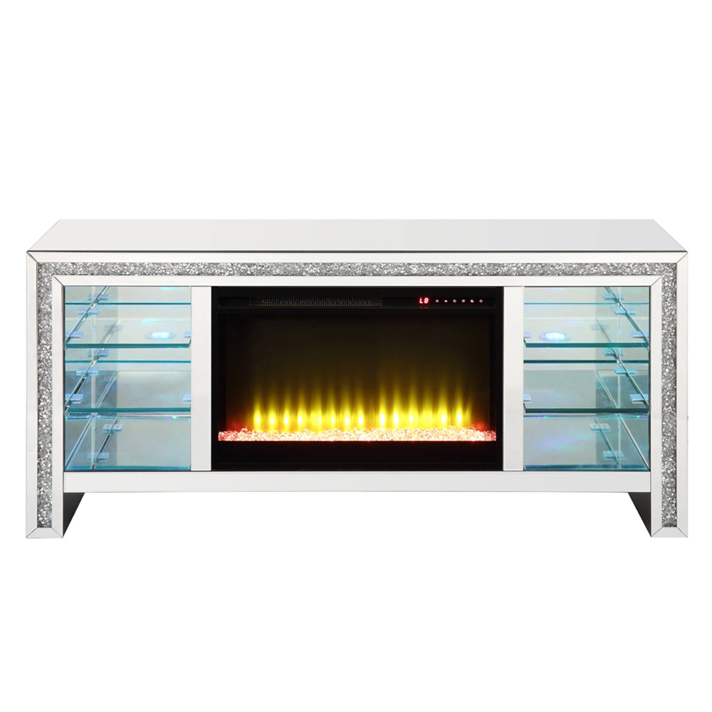 Noralie TV Stand w/Fireplace & LED