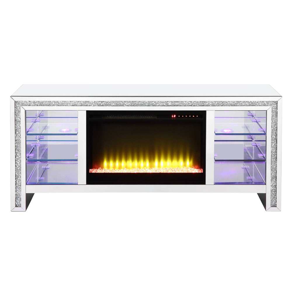 Noralie TV Stand w/Fireplace & LED