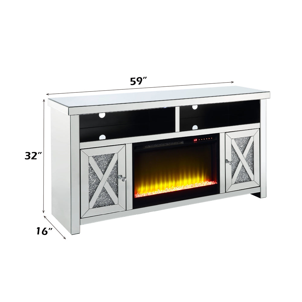 Noralie TV Stand w/Fireplace