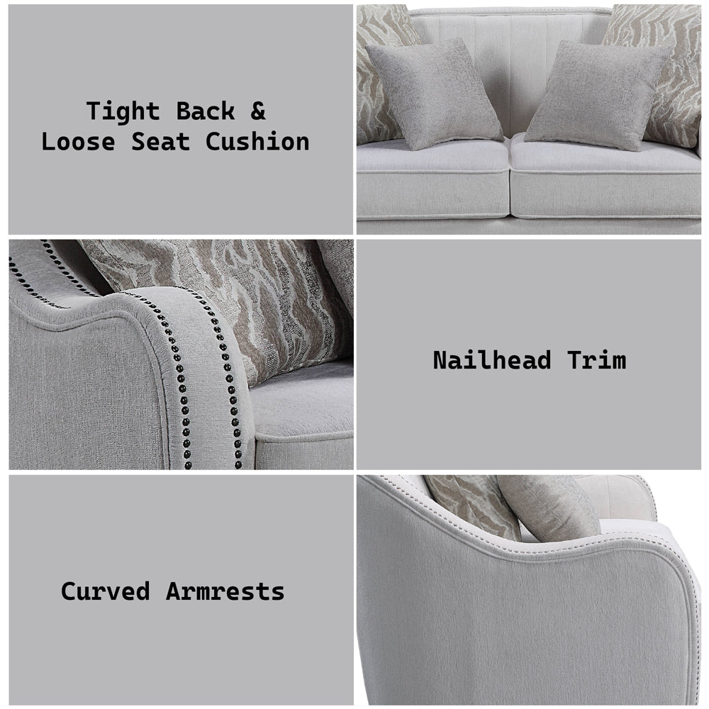Mahler Loveseat w/4 Pillows