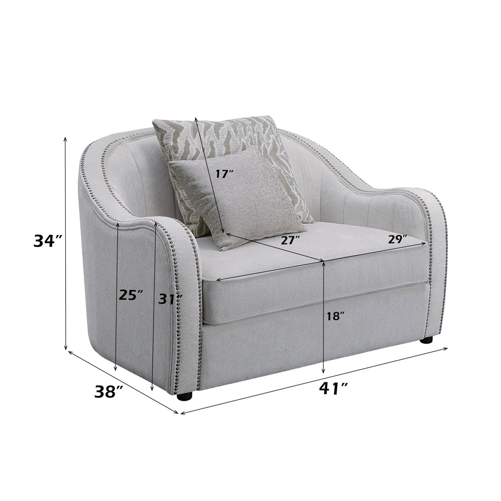 Mahler Chair w/2 Pillows
