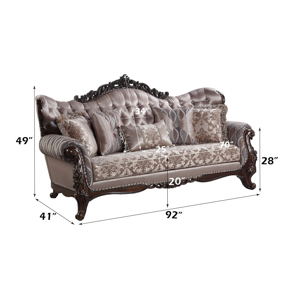 Benbek Sofa w/5 Pillows