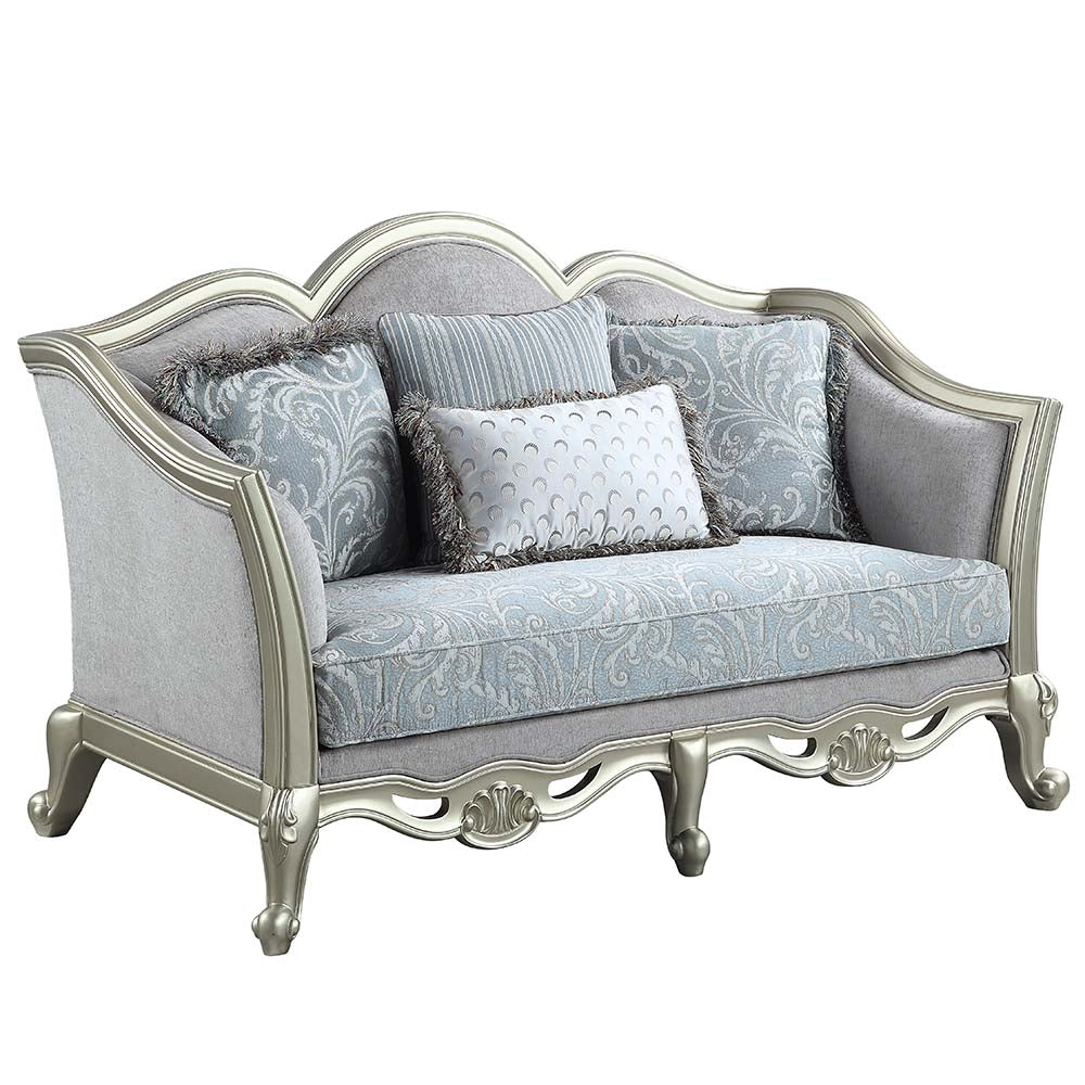 Qunsia Loveseat w/4 Pillows