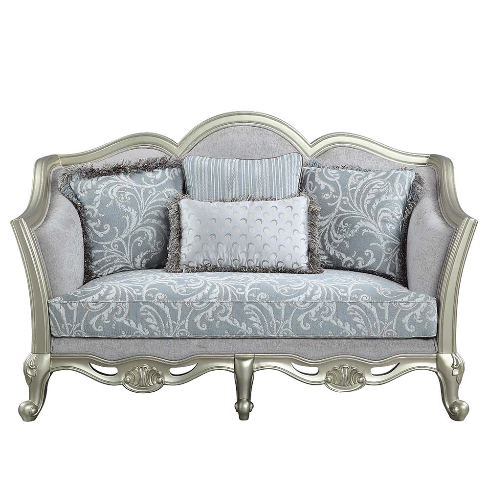 Qunsia Loveseat w/4 Pillows
