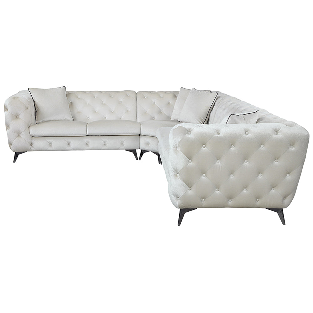 Atronia Sectional Sofa w/4 Pillows