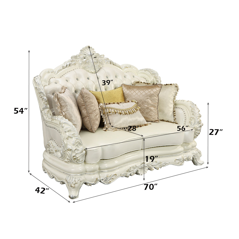 Adara Loveseat w/5 Pillows