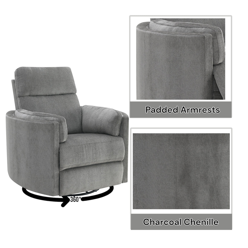 Sagen Glider Recliner w/Swivel