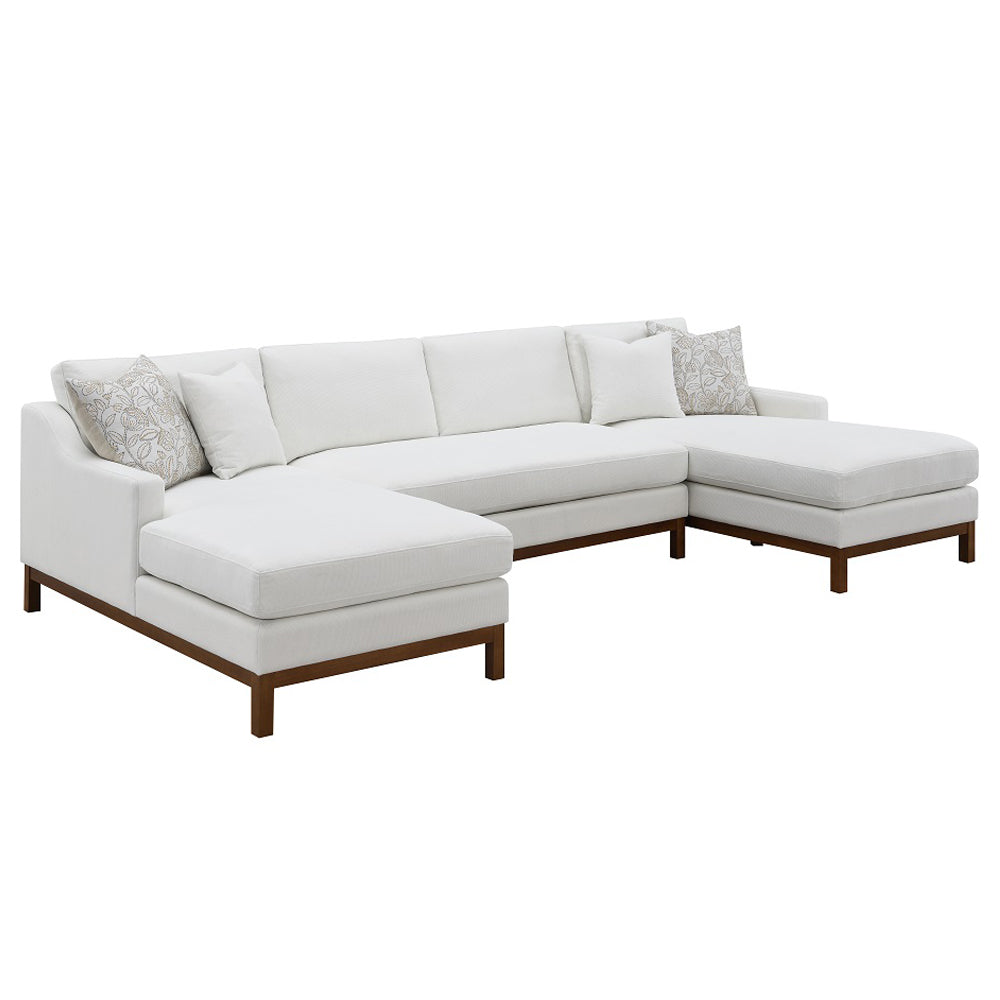 Valiant Sectional Sofa w/4 Pillows