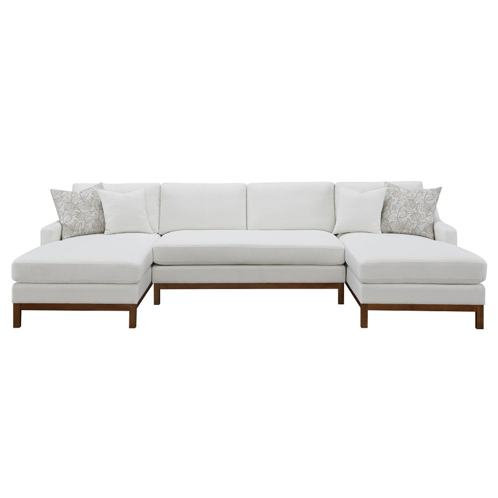 Valiant Sectional Sofa w/4 Pillows