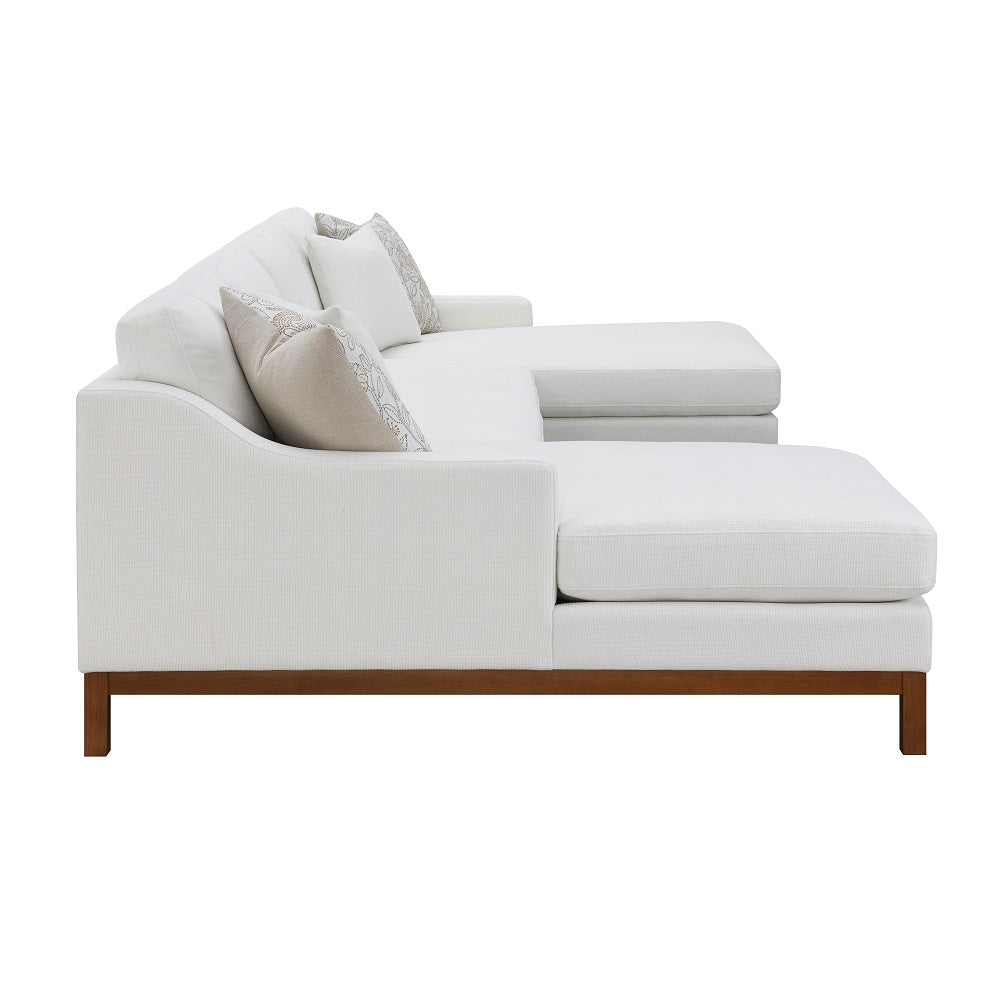 Valiant Sectional Sofa w/4 Pillows