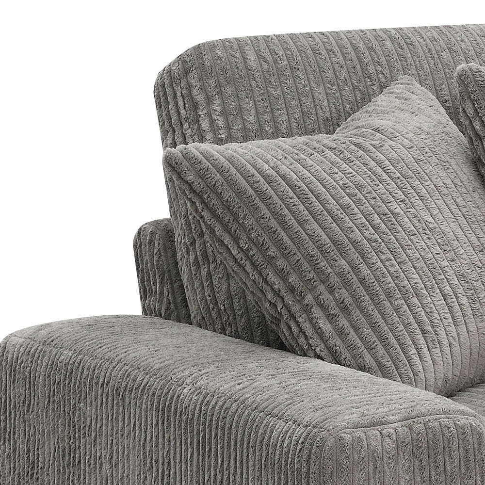 Tavia Reversible Sectional Sofa w/6 Pillows