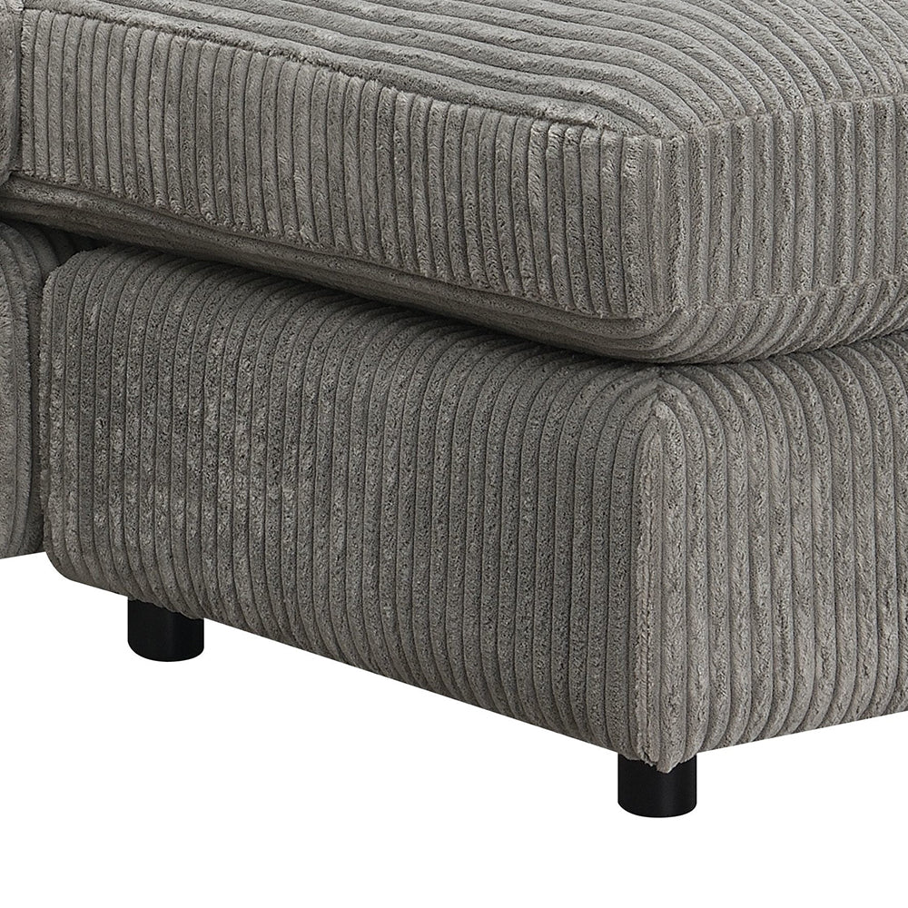Tavia Reversible Sectional Sofa w/6 Pillows