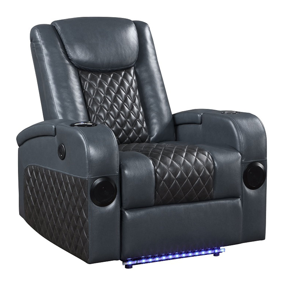 Alair Power Motion Recliner w/Bluetooth Speaker & Cooling Cup Holder
