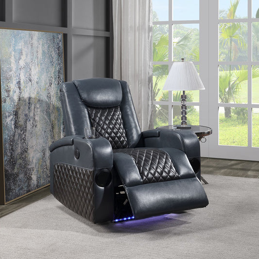 Alair Power Motion Recliner w/Bluetooth Speaker & Cooling Cup Holder