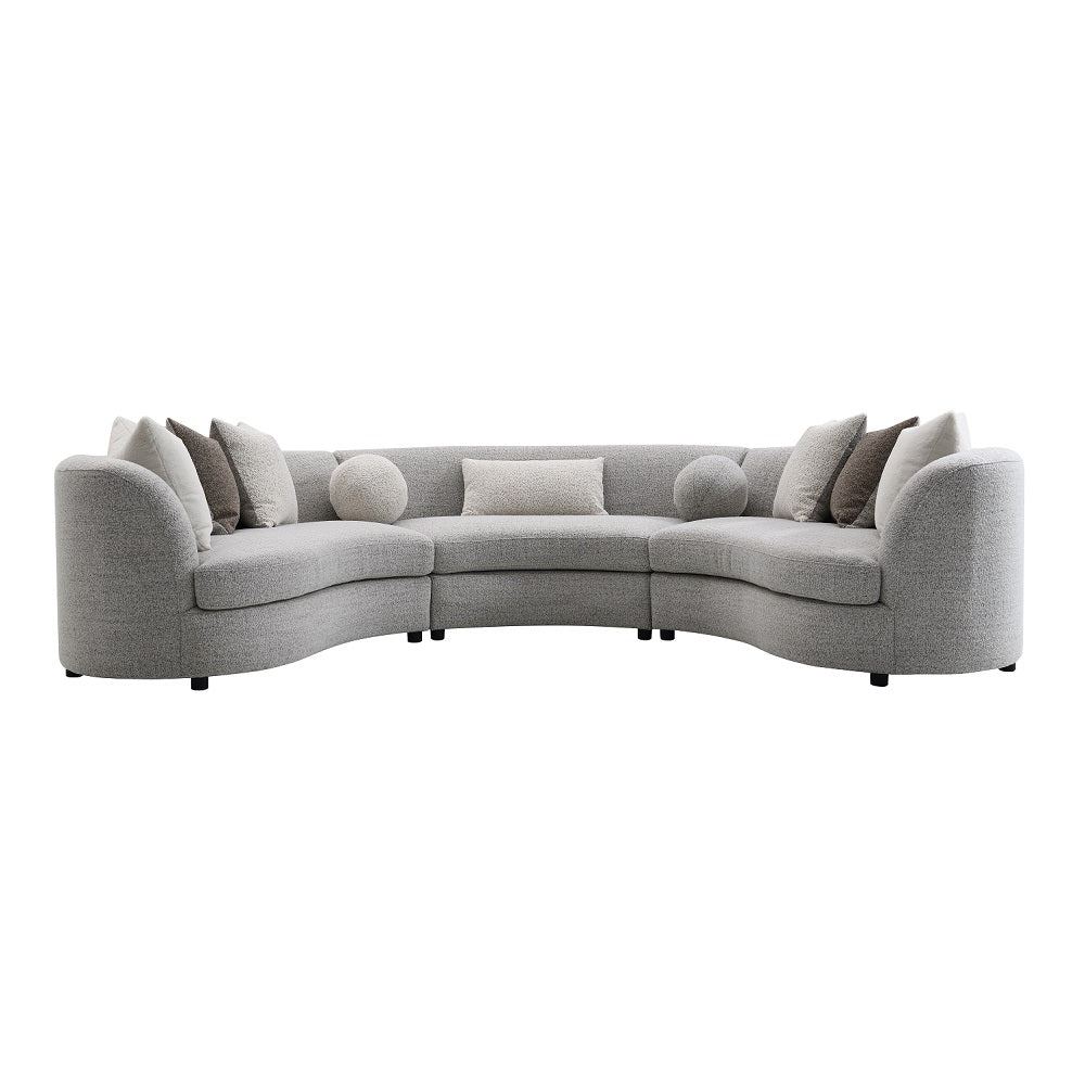 Ivria Sectional Sofa w/9 Pillows