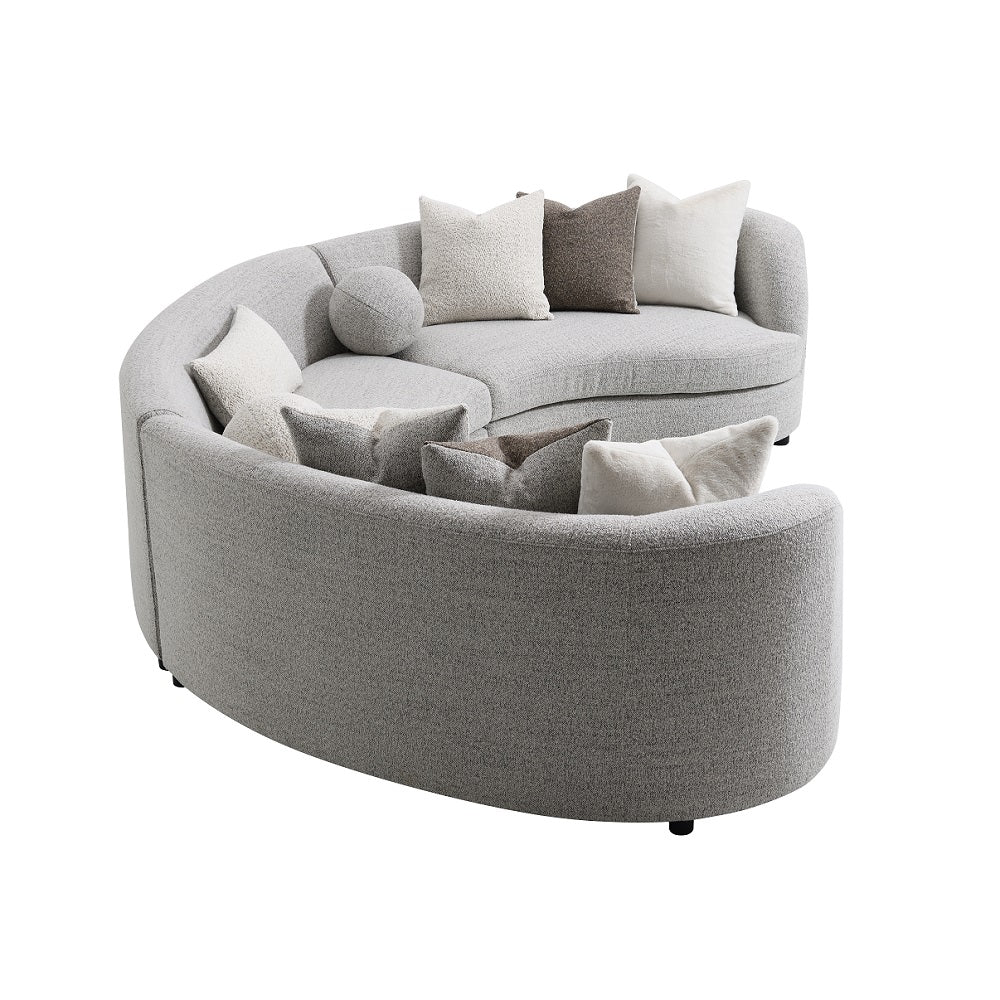 Ivria Sectional Sofa w/9 Pillows