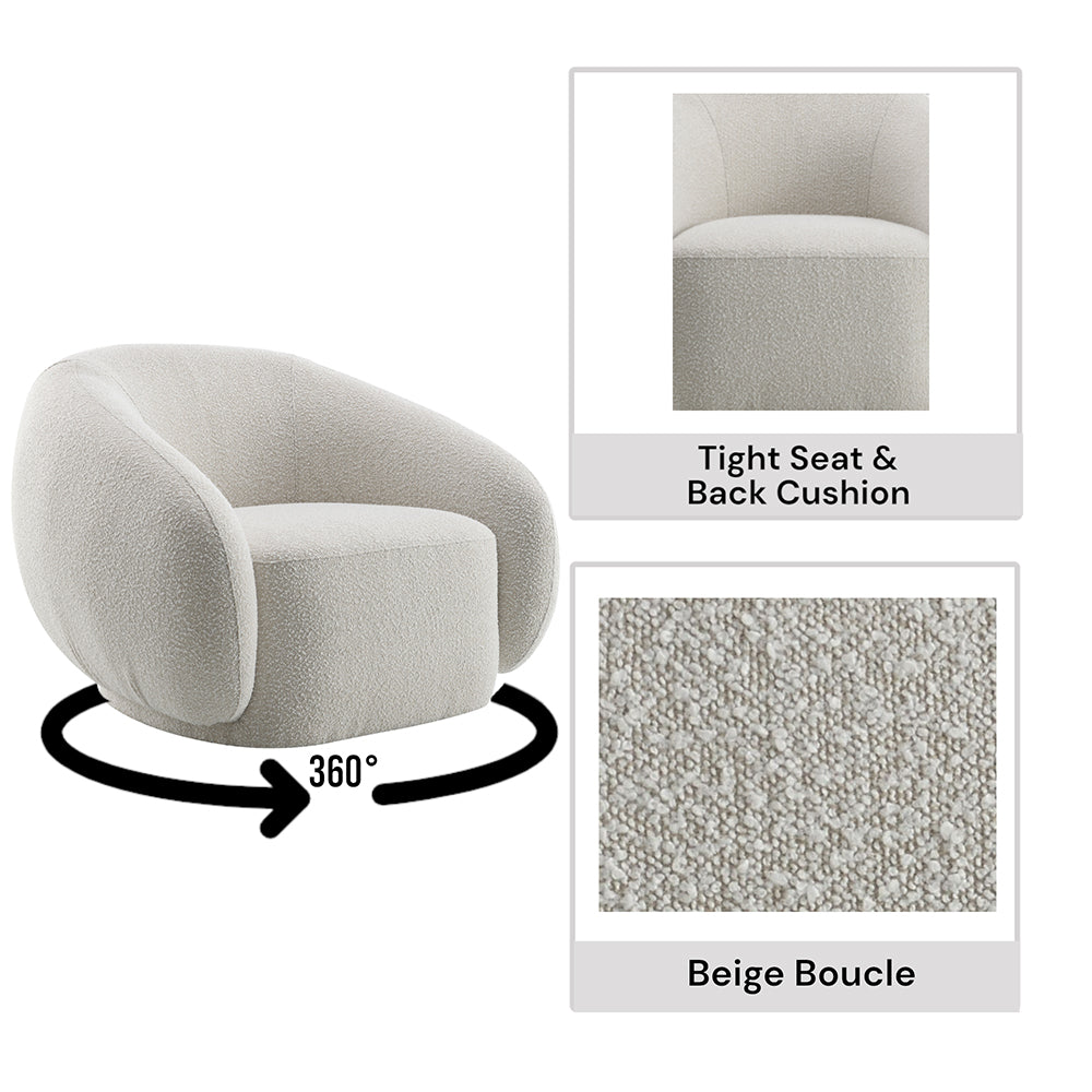 Isabel Accent Chair w/Swivel