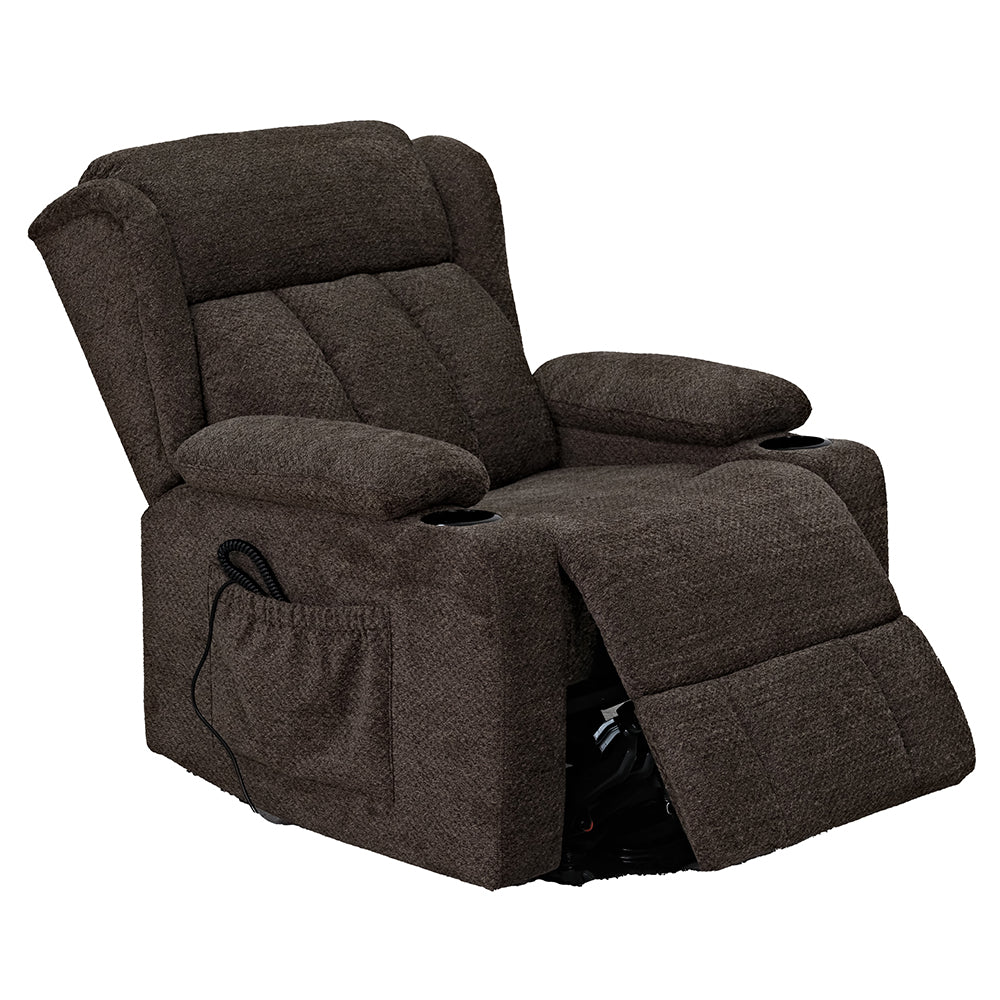 Lusio Power Motion Recliner w/Lift & Cup Holder