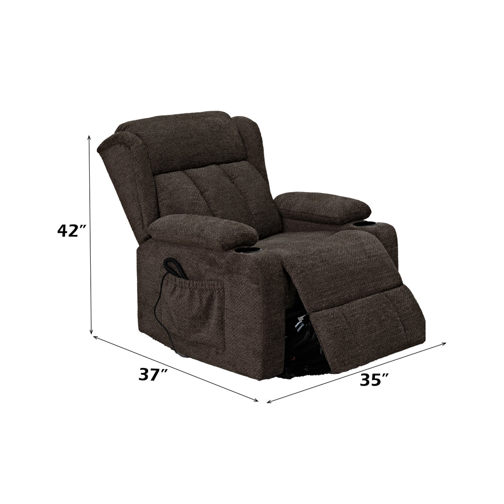 Lusio Power Motion Recliner w/Lift & Cup Holder
