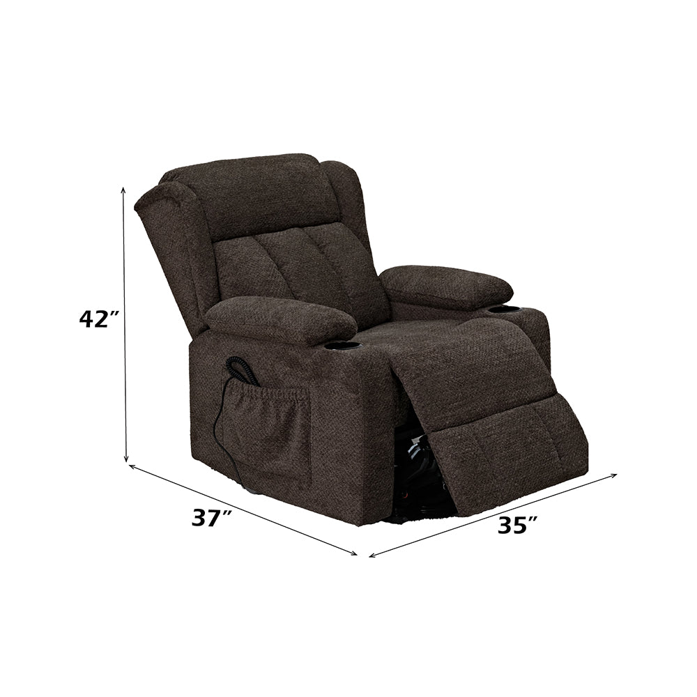 Lusio Power Motion Recliner w/Lift & Cup Holder