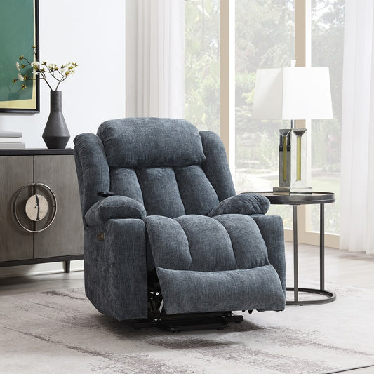 Omarion Power Recliner w/Lift, Heating & Massage