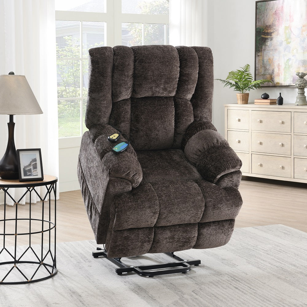 Pacay Power Recliner w/Lift, Heating & Massage