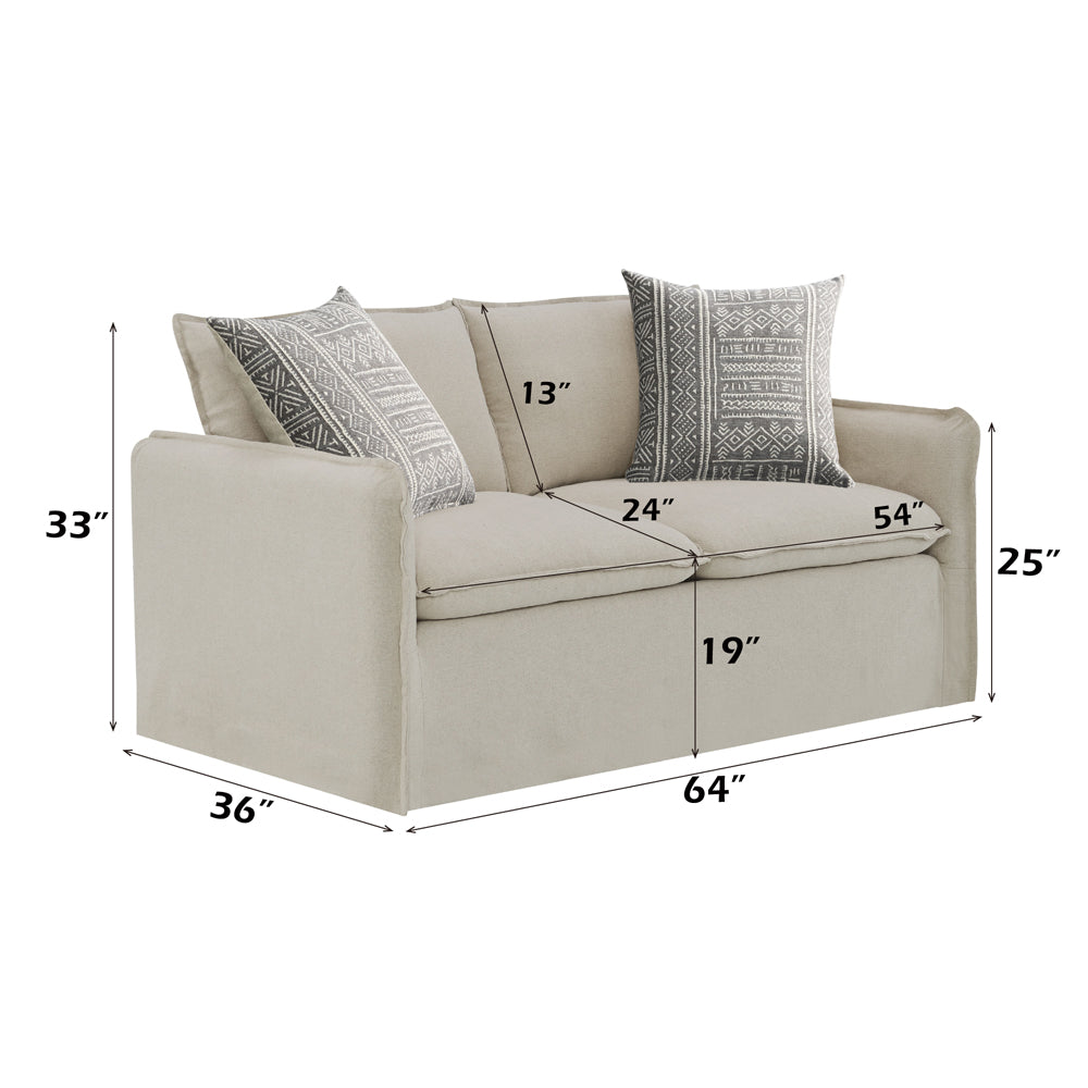 Upendo Loveseat w/2 Pillows