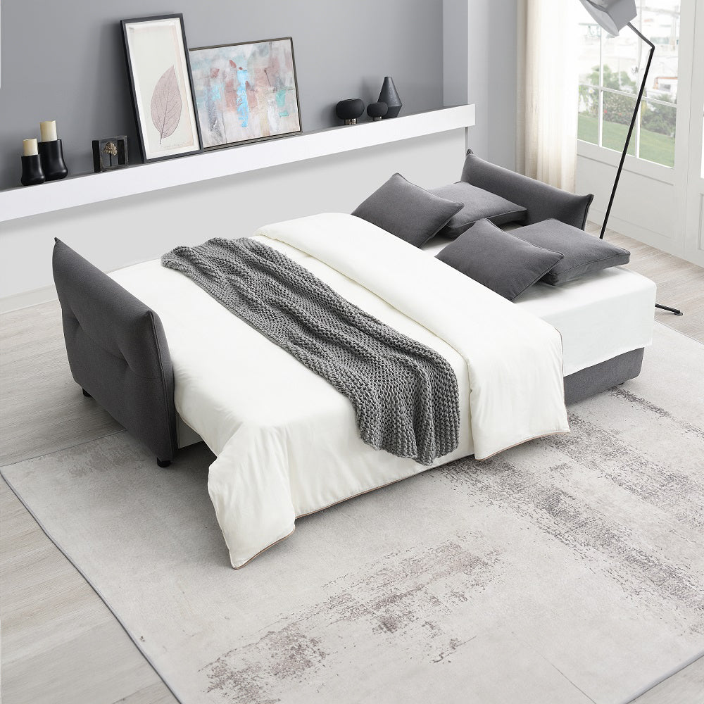 Irina Sofa w/Sleeper, Storage & 4 Pillows (Full)