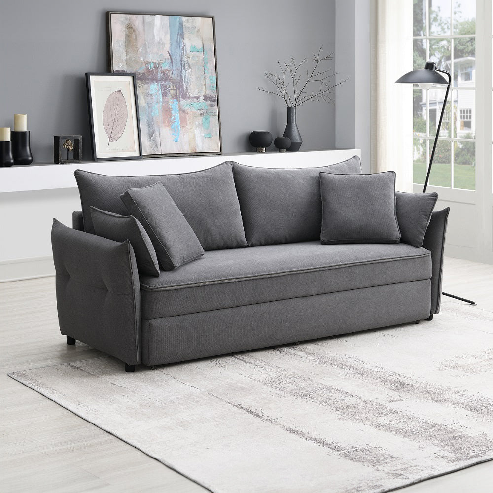 Irina Sofa w/Sleeper, Storage & 4 Pillows (Full)