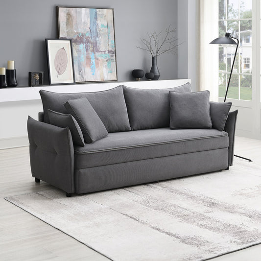 Irina Sofa w/Sleeper, Storage & 4 Pillows (Full)