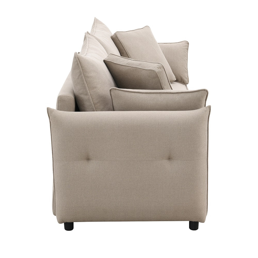 Irina Sofa w/Sleeper, Storage & 4 Pillows (Full)