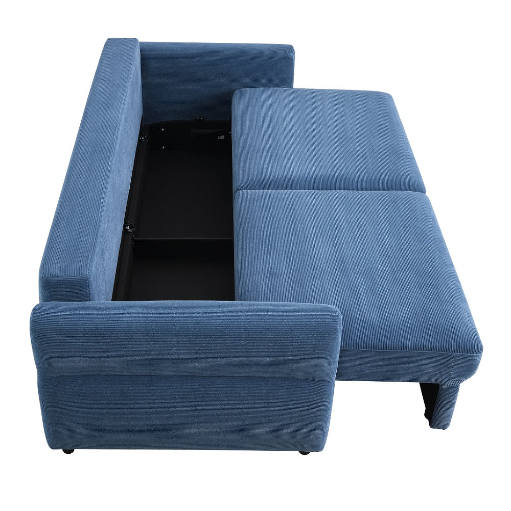 Haran Sofa w/Sleeper, Storage & 2 Pillows (Queen)