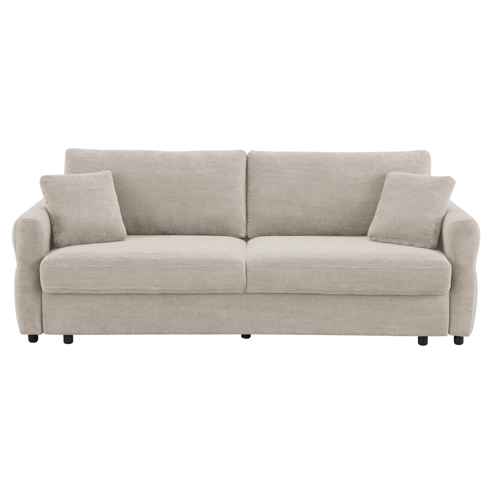 Haran Sofa w/Sleeper, Storage & 2 Pillows (Queen)