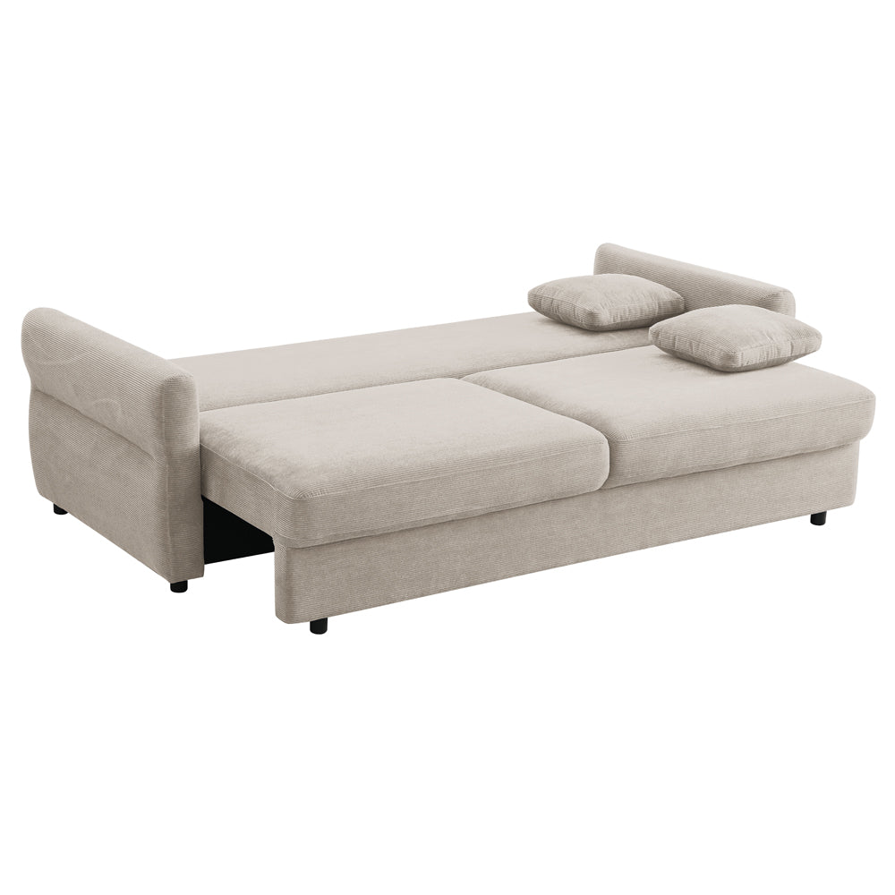 Haran Sofa w/Sleeper, Storage & 2 Pillows (Queen)