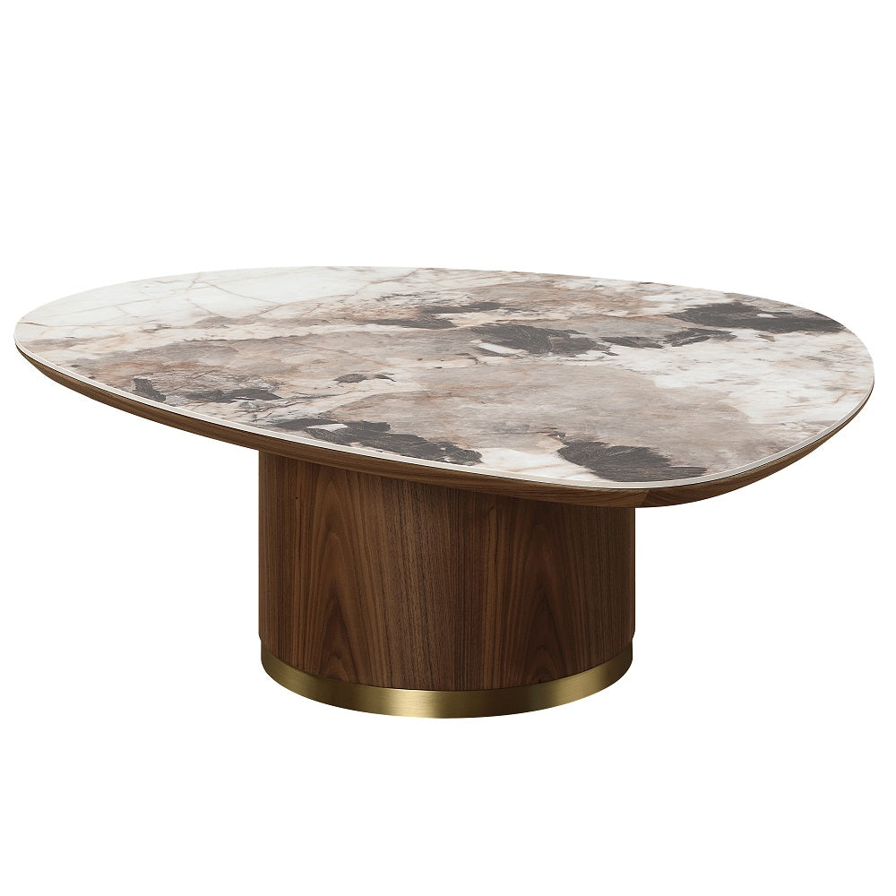 Willene Coffee Table w/Ceramic Top