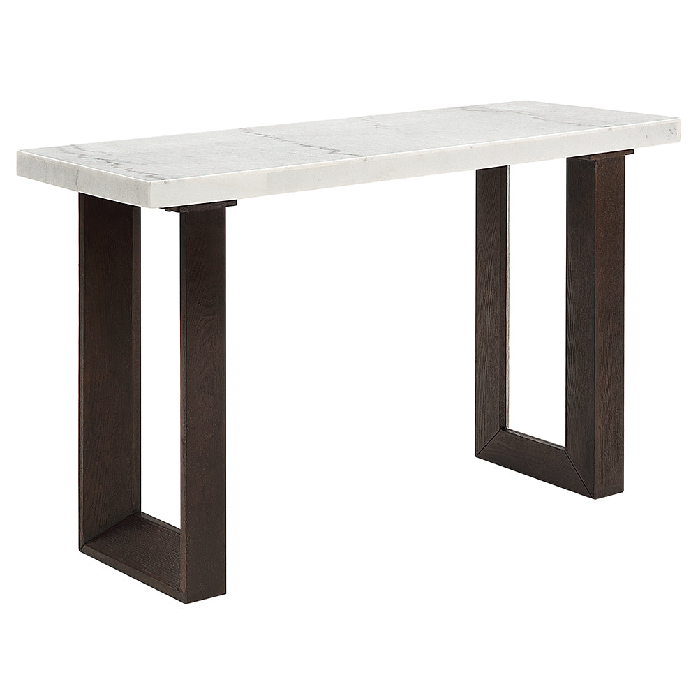 Edwyn Sofa Table w/Natrual Marble Top