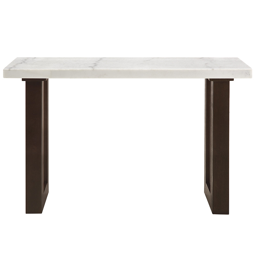 Edwyn Sofa Table w/Natrual Marble Top