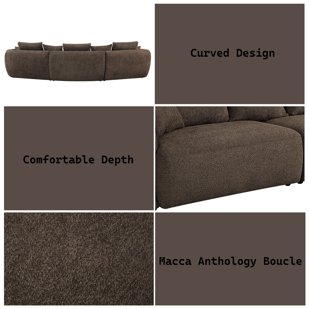 Bash Sofa w/7 Pillows