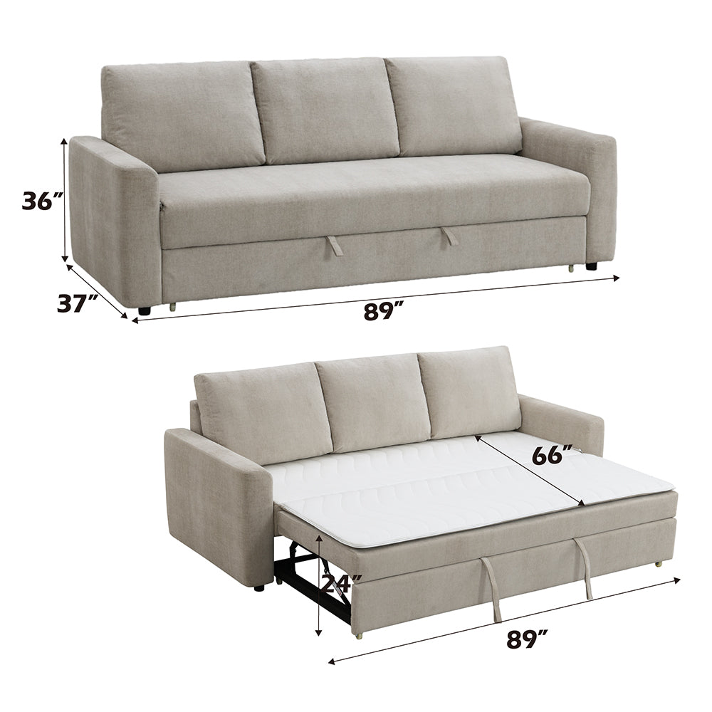 Leira Sofa w/Sleeper (Full Bed)