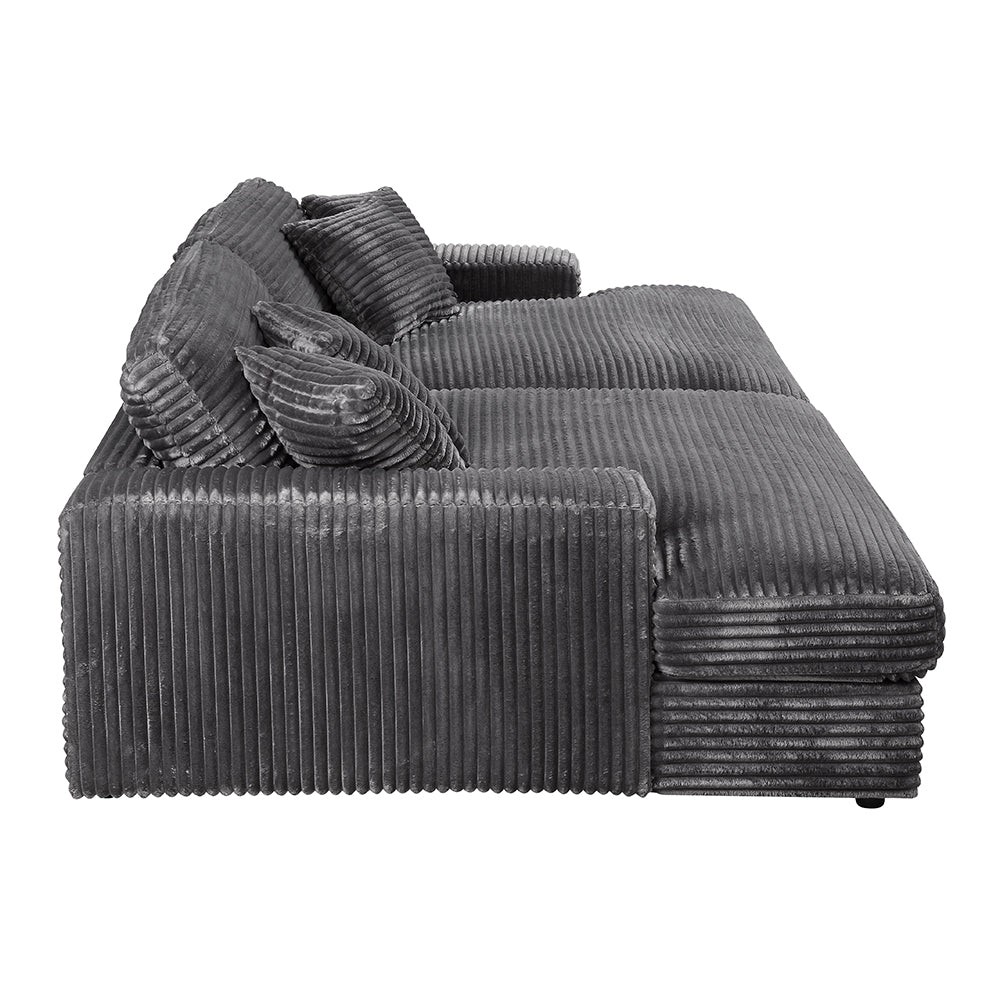 Hilde Sectional Sofa w/4 Pillows