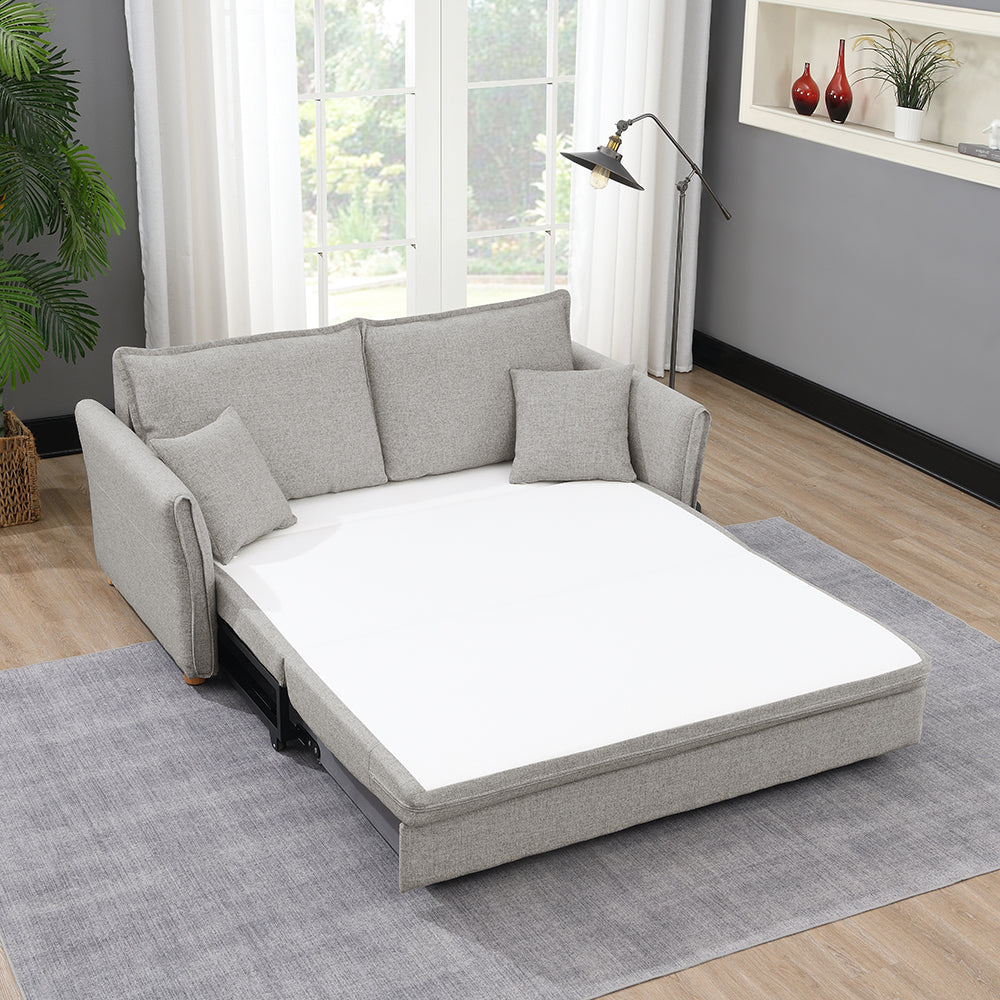 Oran Sofa w/Sleeper, Storage & 2 Pillows (Queen)