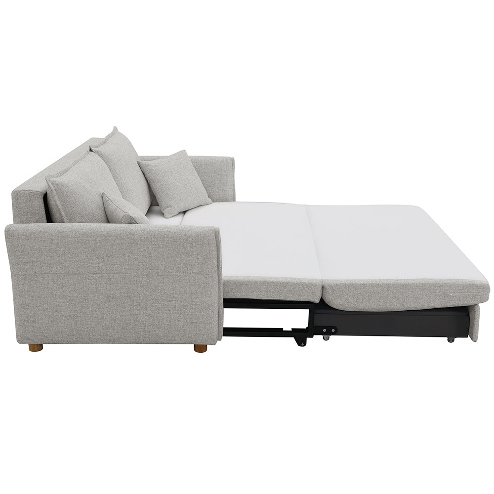 Oran Sofa w/Sleeper, Storage & 2 Pillows (Queen)