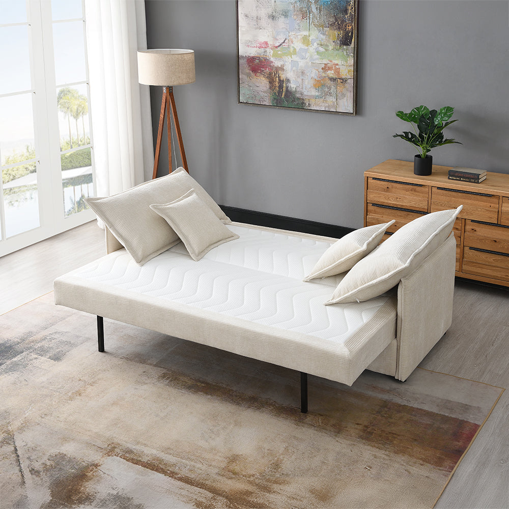 Elisea Sofa w/Sleeper & 2 Pillows (Full)
